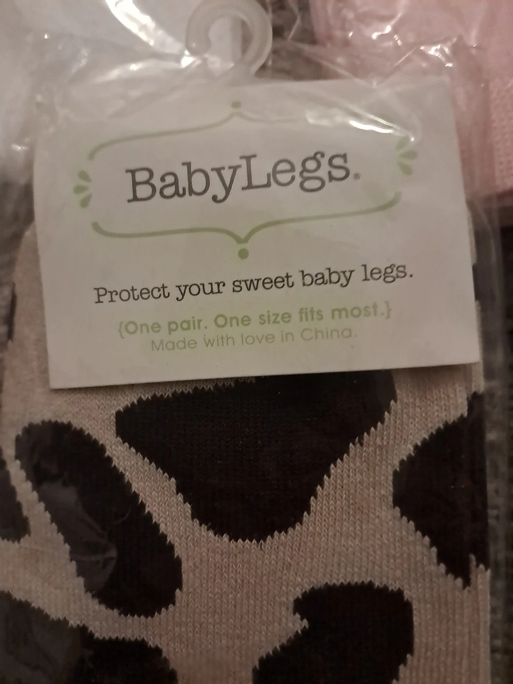 BabyLegs Baby Leg Warmers - White, Pink & Black Cow Print (5 Pack)